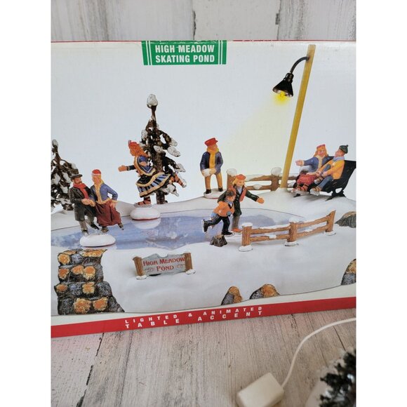 Lemax AS IS High Meadow skating Pond Village accessory Xmas - Picture 10 of 10